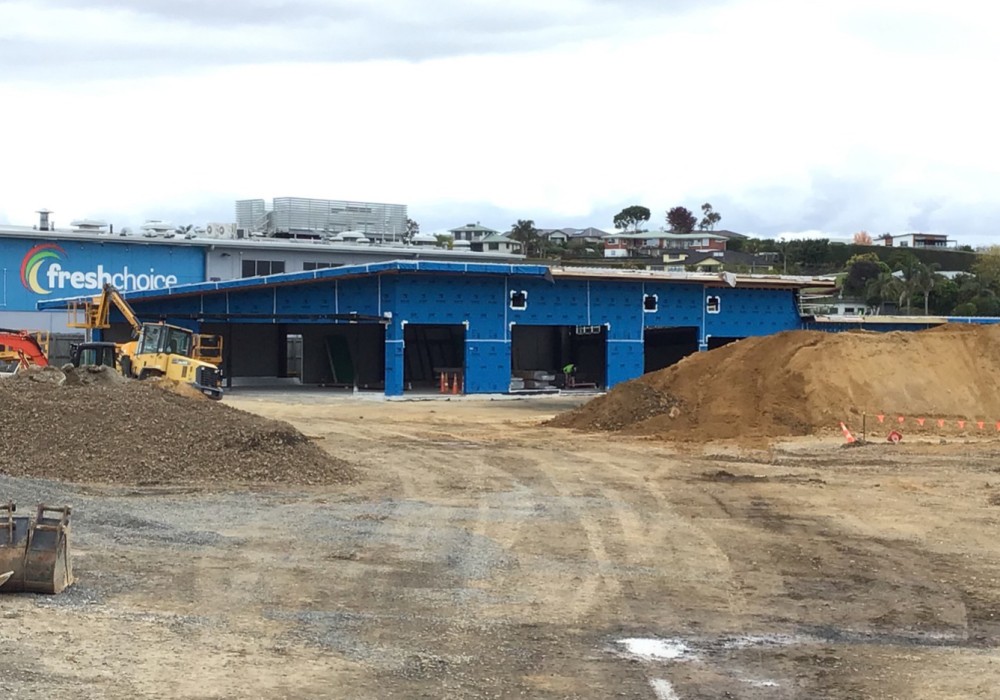 Work Continues Despite the Weather with UNI Flexible Air Barrier