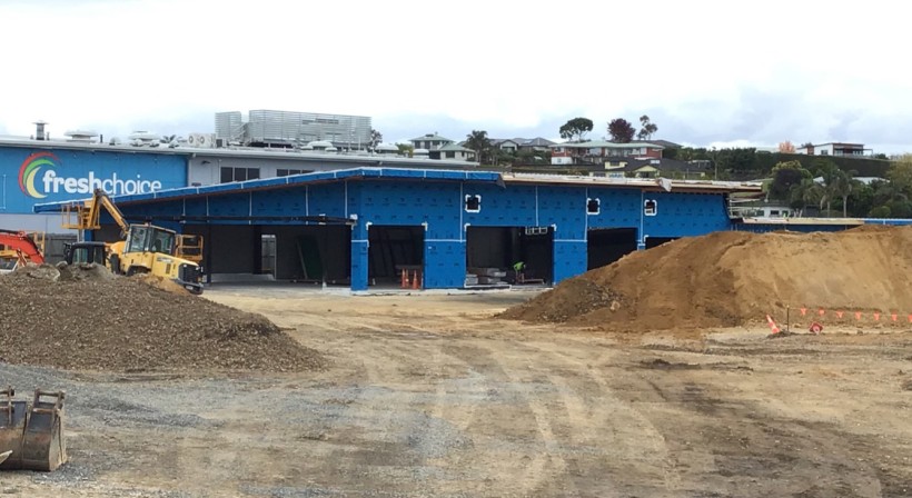 Work Continues Despite the Weather with UNI Flexible Air Barrier