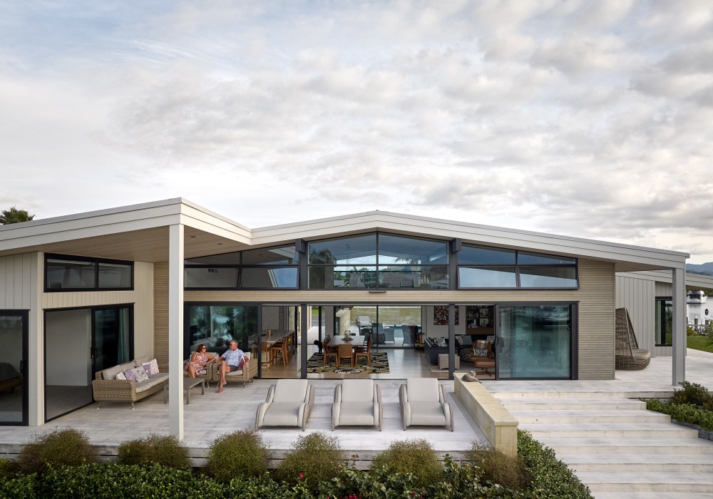 Whitianga Oasis Connects to Water Surrounds with Vantage Window and Doors