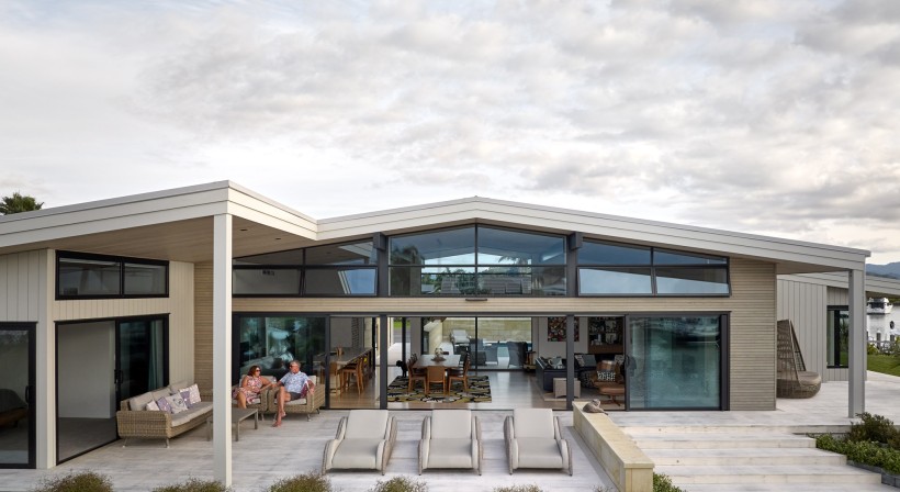 Whitianga Oasis Connects to Water Surrounds with Vantage Window and Doors
