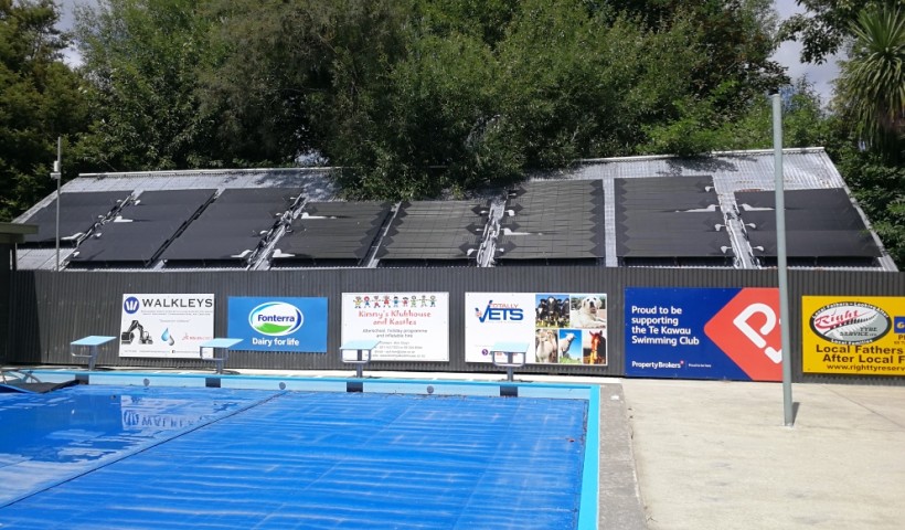 Community Pool First in NZ Heated by Solar Thermodynamic System