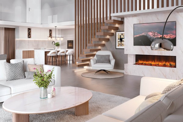Designing Media Walls with Electric Fires