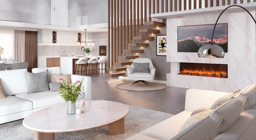 Designing Media Walls with Electric Fires