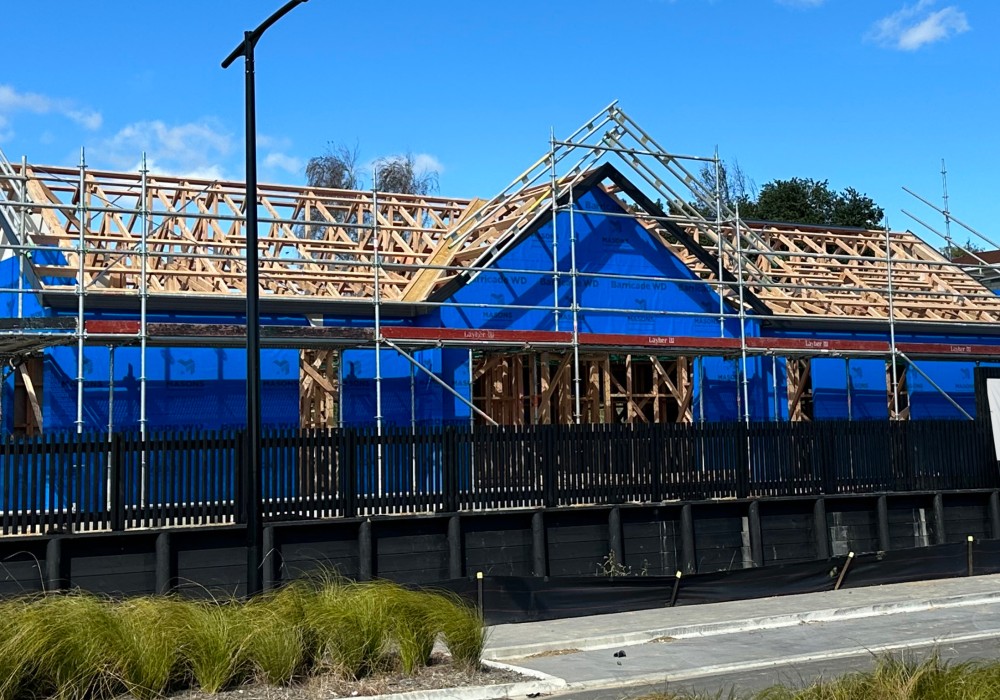 Keeping the Project Moving with Masons Barricade Weather Defense System 