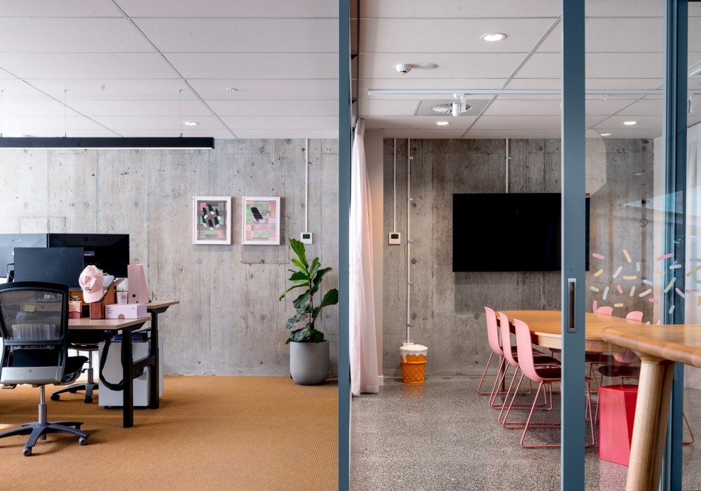 Sisal-Inspired Flooring Specified for Duck Island HQ