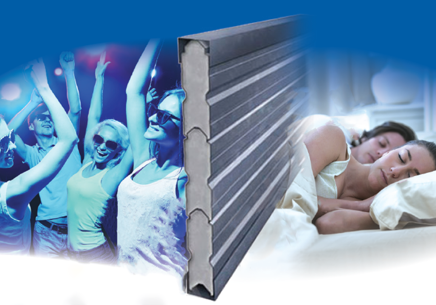 Achieve Acoustic Performance Up to STC69 with KOROK Intertenancy Wall Panels