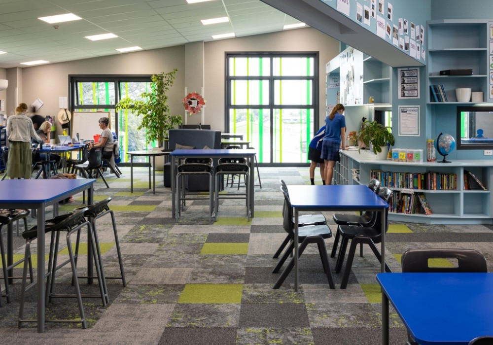 Advance Carpet Tiles Bring Warmth, Comfort and Durability to Beachlands School