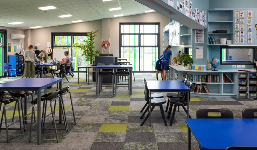 Advance Carpet Tiles Bring Warmth, Comfort and Durability to Beachlands School