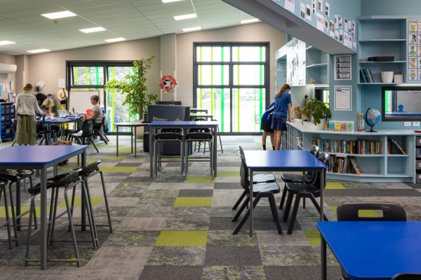 Advance Carpet Tiles Bring Warmth, Comfort and Durability to Beachlands School