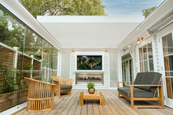 New SunFold Retractable Opening Louvre Roof