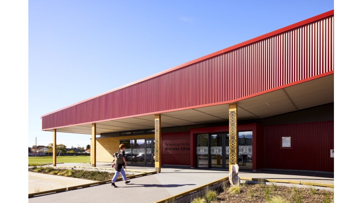 Te Noninga Kumu, Motueka Public Library - winning Commercial project by JTB Architects.