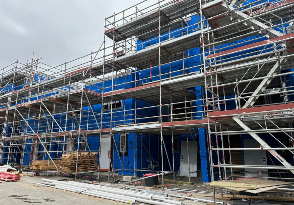 Scheduling Construction Made Easier with UNI PLUS Flexible Air Barrier
