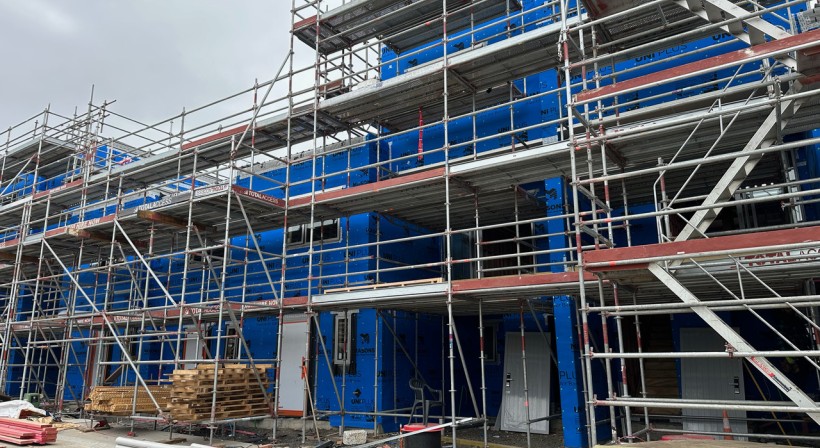 Scheduling Construction Made Easier with UNI PLUS Flexible Air Barrier