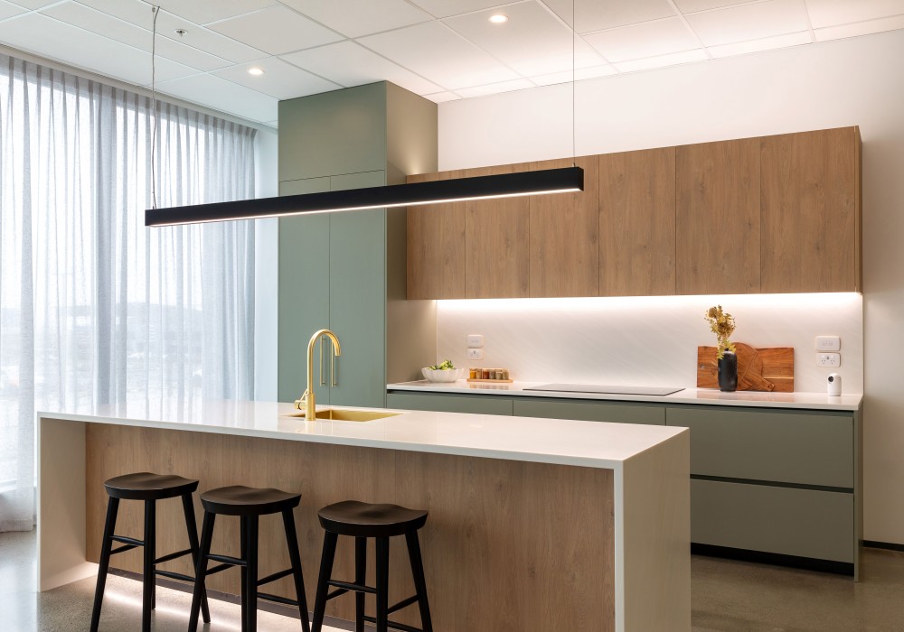 Revamped Schneider PDL Vision Studio Kitchen Featuring New Zealand Panels Group