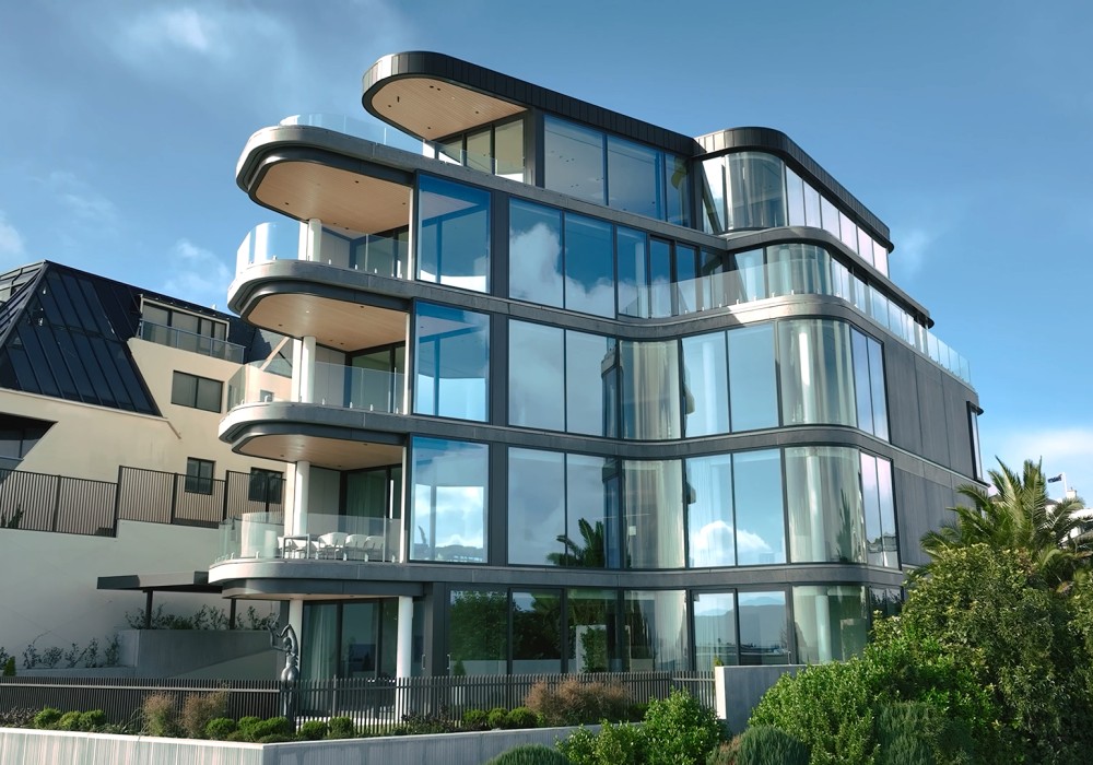 Curved Glass Brings the Wow Factor to Sonata Apartments