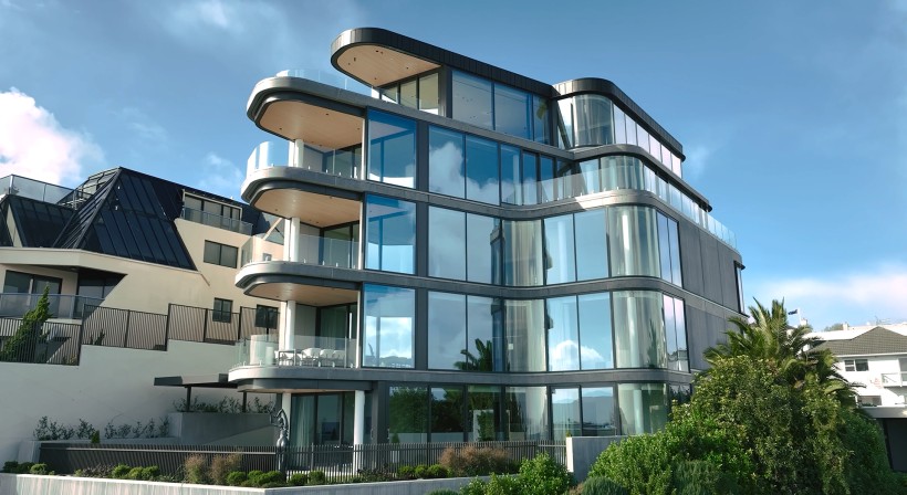 Curved Glass Brings the Wow Factor to Sonata Apartments