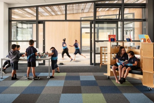 Sustainable and Durable Carpet Tiles for Mangapikopiko Primary School