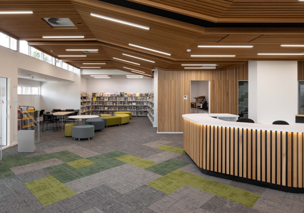 Thoughtful Carpet Tile Choice Creates a Welcoming Feeling for Mt Roskill Grammar School