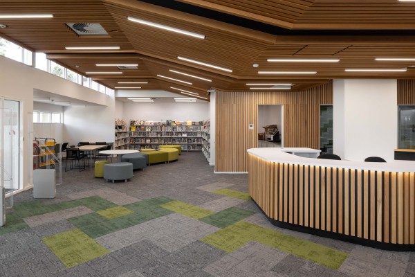 Thoughtful Carpet Tile Choice Creates a Welcoming Feeling for Mt Roskill Grammar School