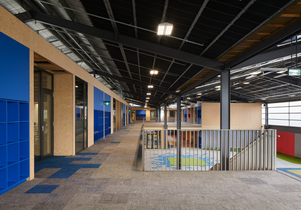 Supermarket Warehouse Transformed into Modern Learning Facility for Marian College