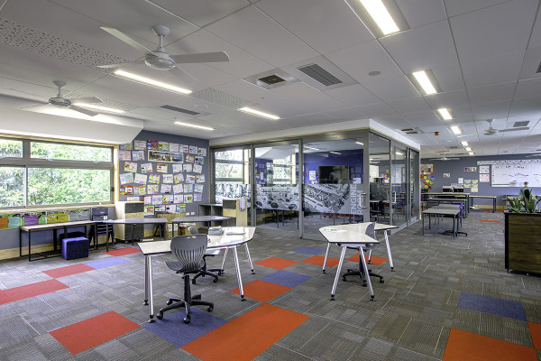 Phonic Absorb Ceiling Tile and Floc Panel for Learning Environments