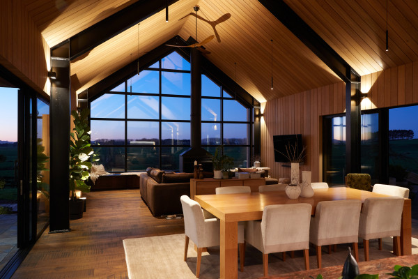 Western Red Cedar Panelling Adds Warmth and Texture to Stables House