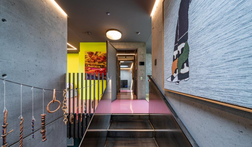 Post-Modern-Industrial Elevator for a Multi-Award Winning Art House