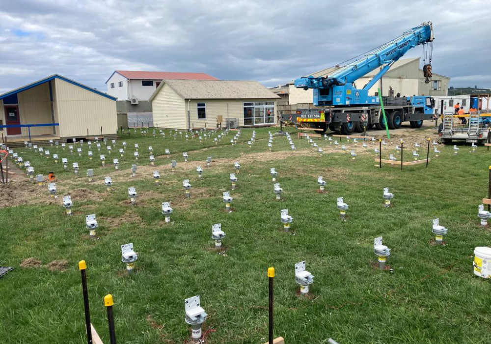 Groundscrew Foundation System Speeds Up Delivery of Relocatable School Buildings