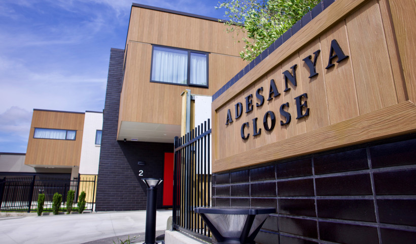 Achieving a Low Maintenance Façade with a High End Look at Adesanya Close