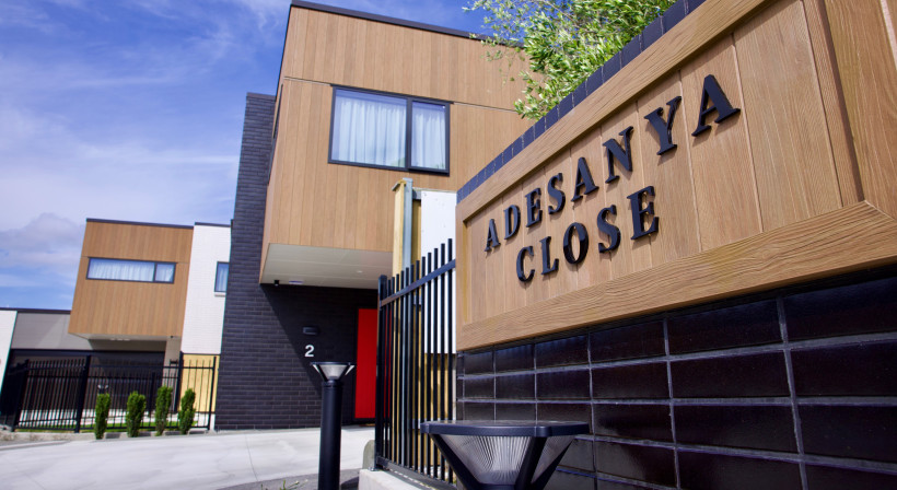 Achieving a Low Maintenance Façade with a High End Look at Adesanya Close