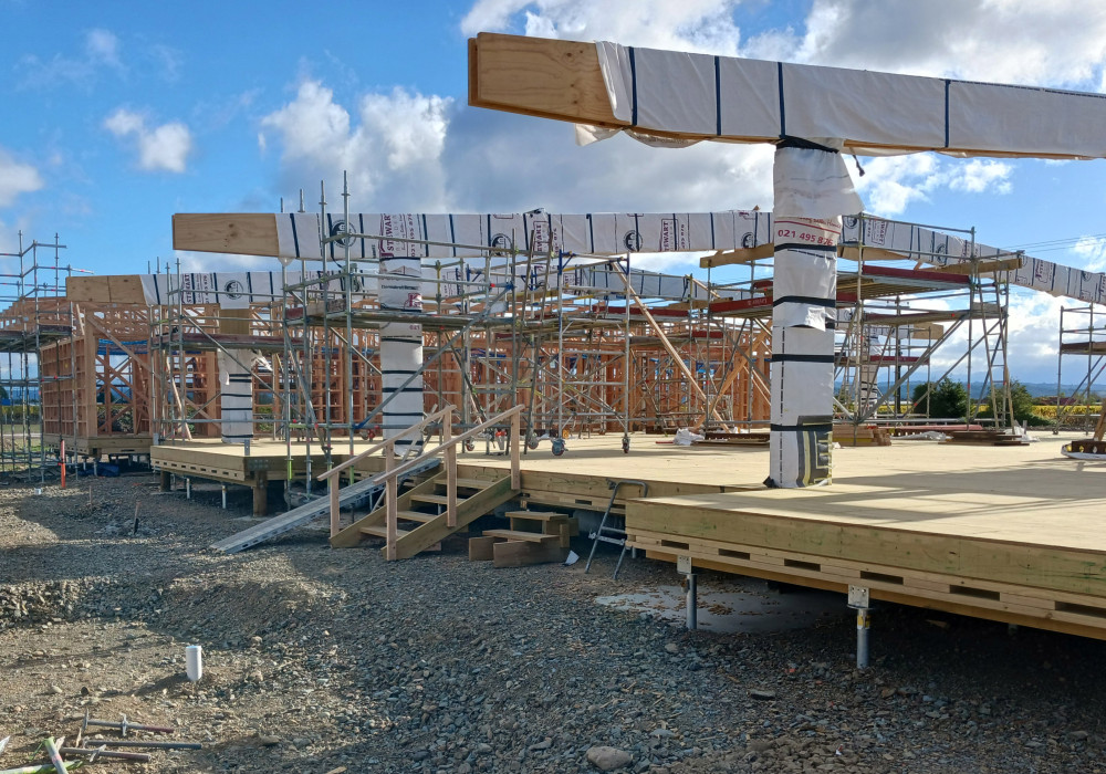 Time-Saving Groundscrew Foundations for a Carbon Neutral Commercial Building