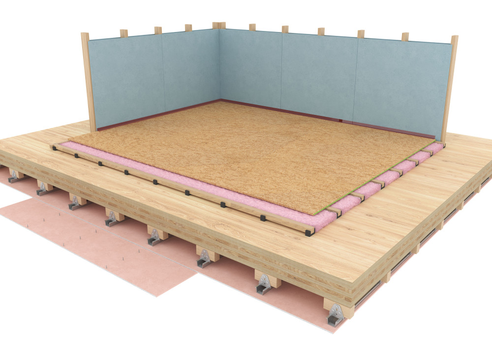 Achieve STC 65 with New Lightweight CLT Acoustic Floor System