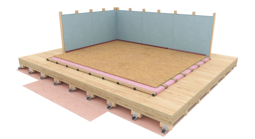 Achieve STC 65 with New Lightweight CLT Acoustic Floor System