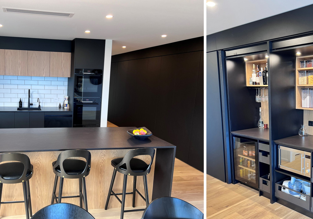 Innovative Pocket Systems Make Plimmerton Kitchen a Stand-Out