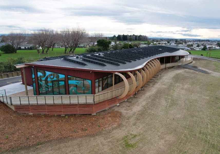 Murihiku Marae’s Tohorā-Inspired Design Showcases Techlam's Curved Glulam Beams 
