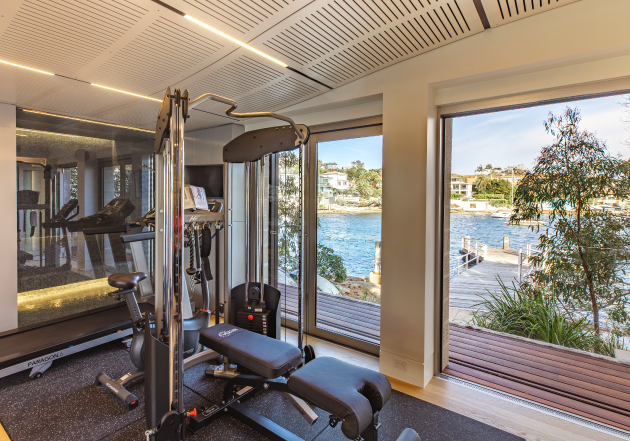 Saniflo Enables Design of Waterfront Gym, Sauna and Bathroom