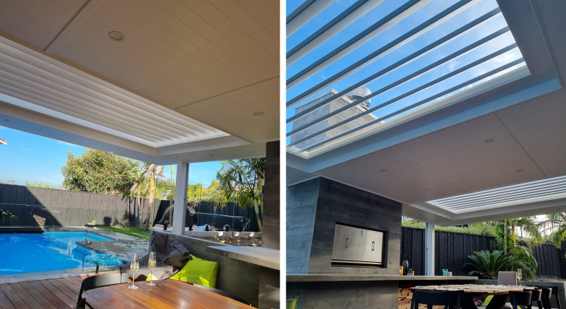 Opening Roof Gives Homeowners Year-Round Outdoor Living on Hibiscus Coast