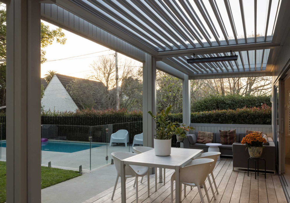 Flexible Outdoor Living in Devonport with Bespoke Louvres
