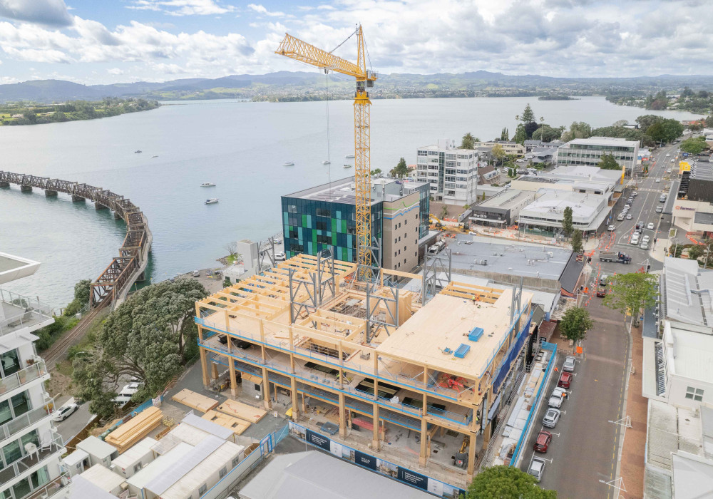 NZ's Largest Mass Timber Office Building: The Sustainable Timber Engineering Behind 90 Devonport Rd
