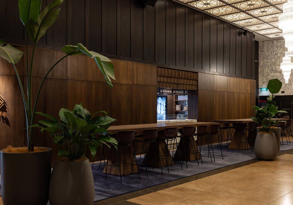 Bespoke Carpets and Rugs Evoke the Impression of Ocean Waves at Metita