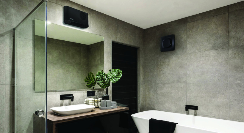 A Through-Wall Bathroom Fan That Combines Easy Install and Sleek Design