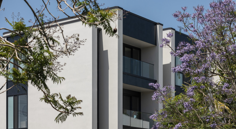Lightweight Concrete Facade System Brings Greater Efficiency to Medium Density Homes