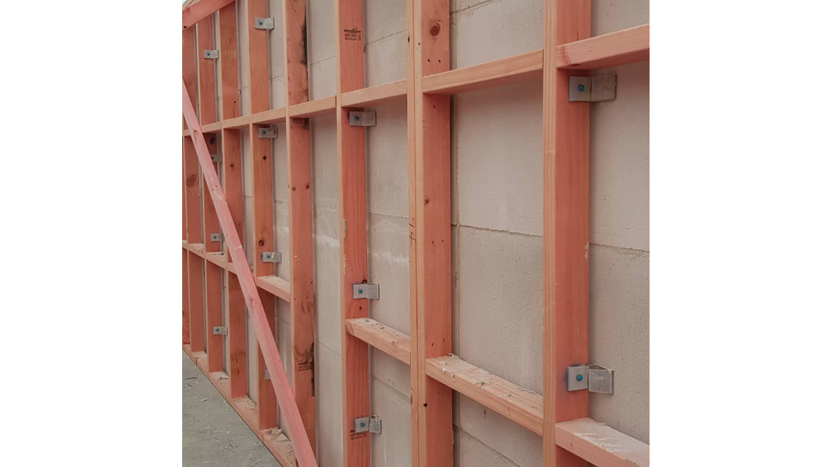 INTEGRA aac lightweight concrete intertenancy walling system.