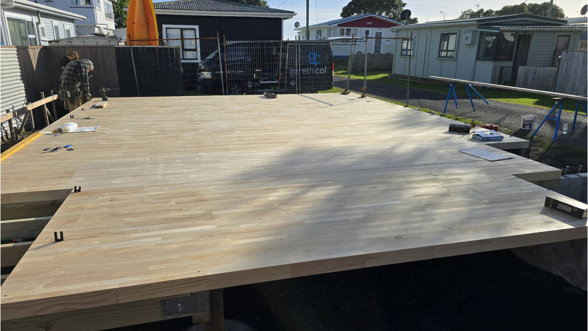 Subfloor.