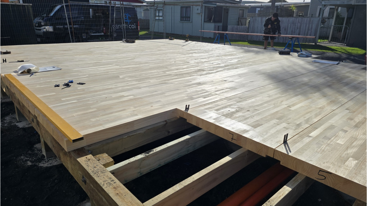 Subfloor.