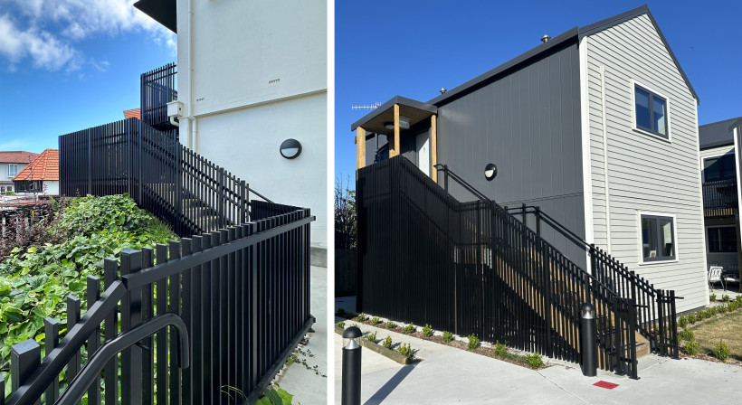 Clean Lines of Euro Fin Balustrading Combine Safety and Style in Two Hawkes Bay Projects