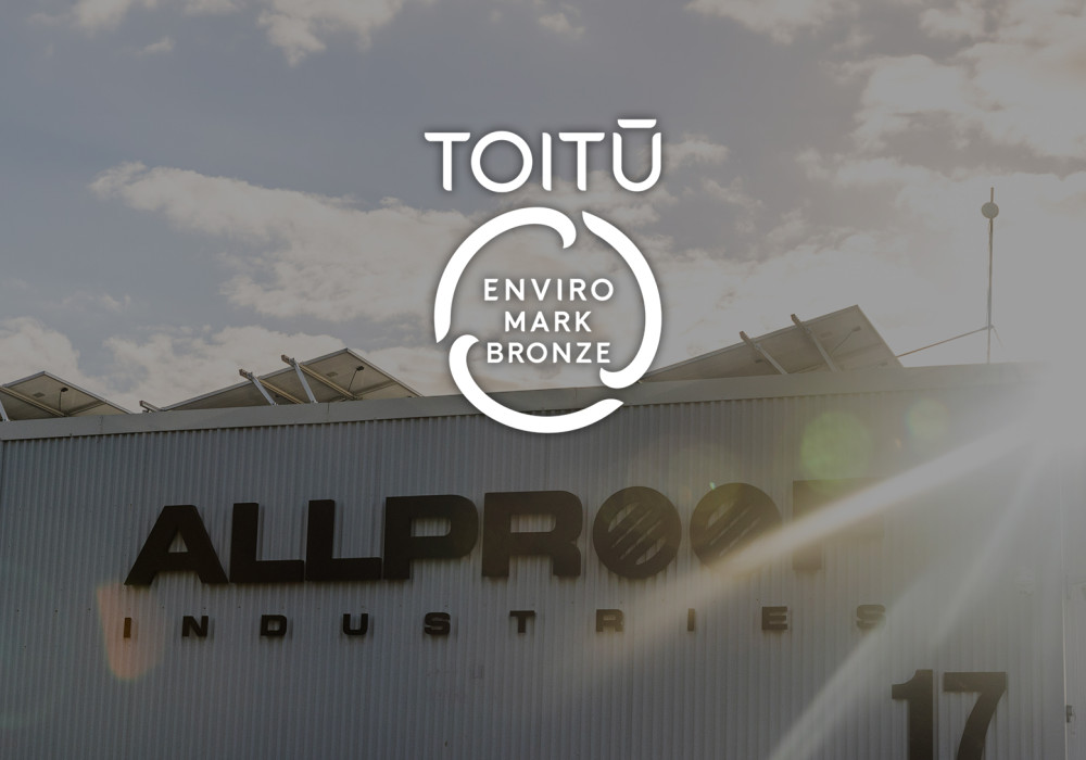 Allproof Achieves Toitū Bronze Certification on Auckland Production Facility