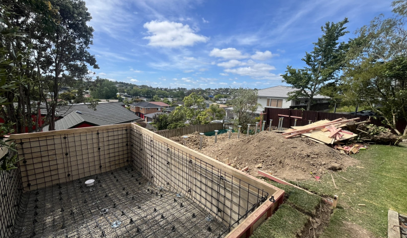 Groundscrews for Pool, Retaining Wall and Deck Speed Up Backyard Transformation