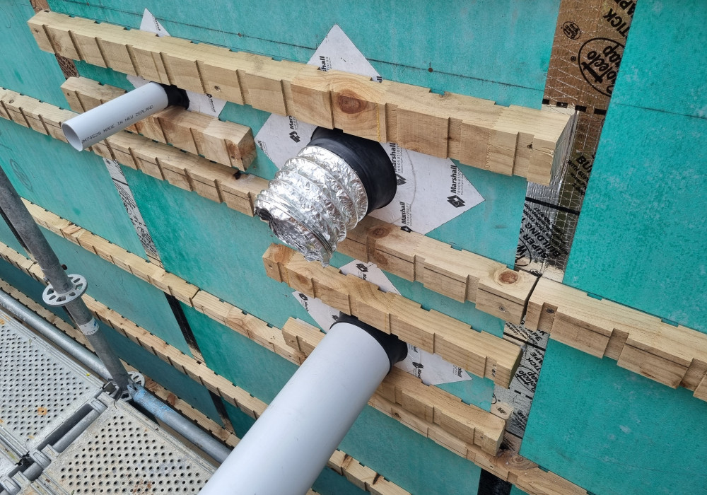 Proprietary Cavity Battens Enable Installation of JSC Timber Weatherboards on Concrete, Masonry and Steel Framing
