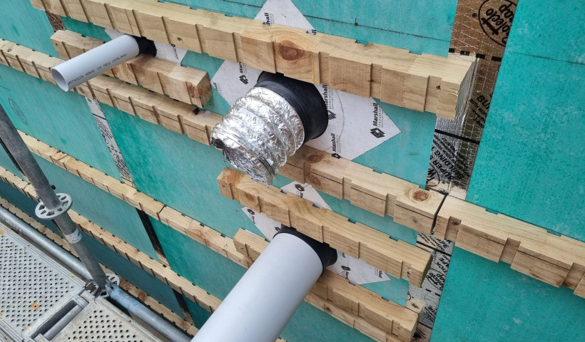 Proprietary Cavity Battens Enable Installation of JSC Timber Weatherboards on Concrete, Masonry and Steel Framing